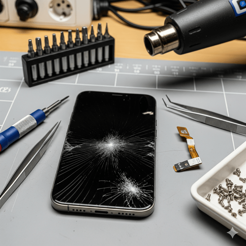 Schimbare Inlocuire Ecran Display Iphone 14