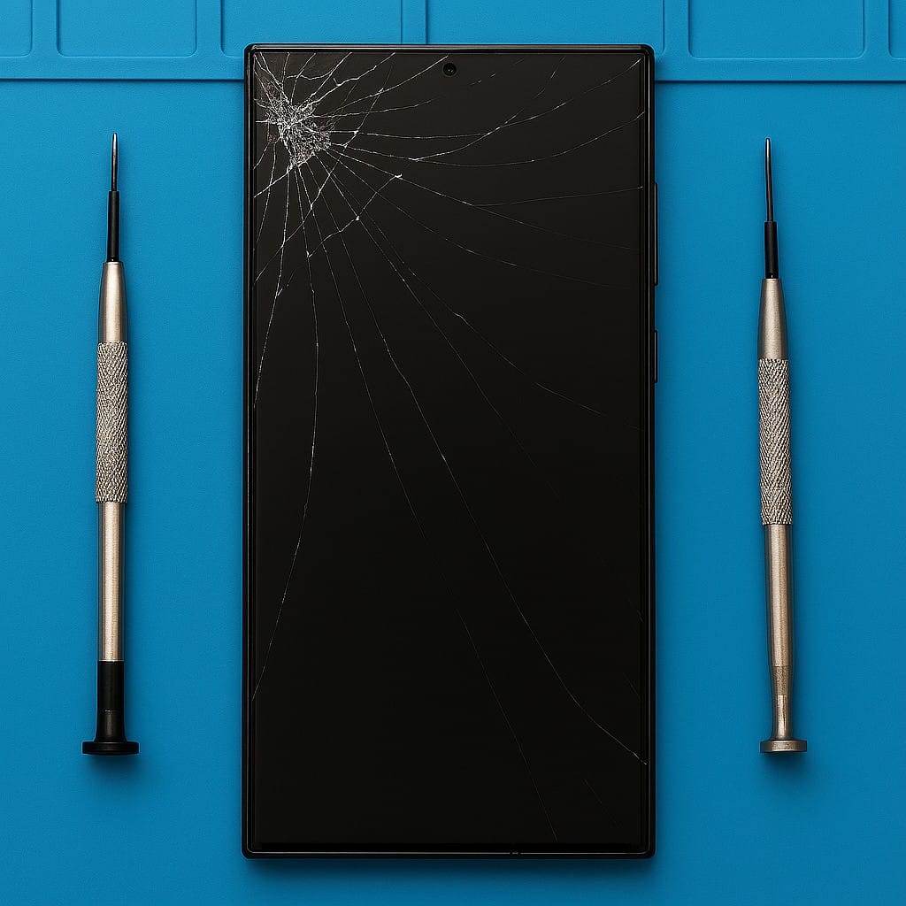 Schimbare Inlocuire Ecran Display Samsung S25 Ultra