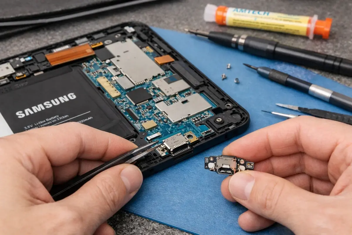 Schimbare Mufa Incarcare Alimentare Samsung TAB