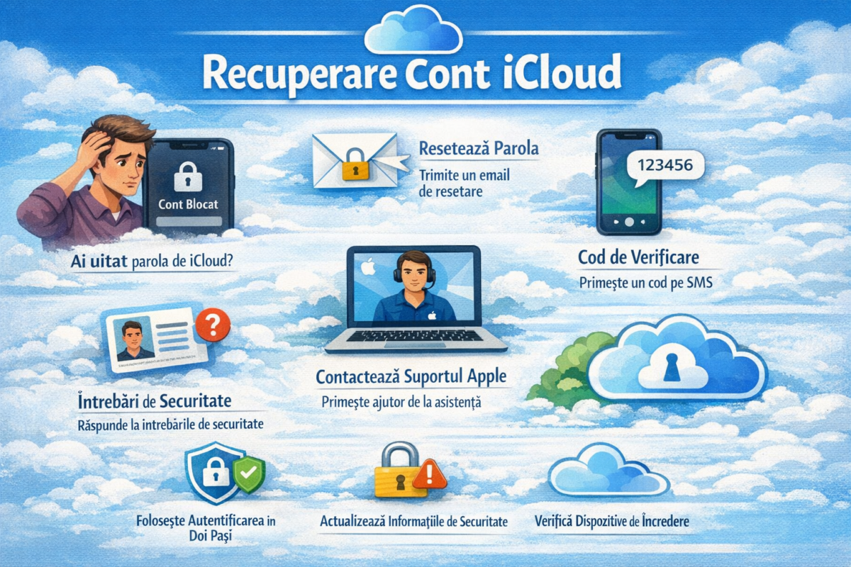 Am uitat parola de la contul de Icloud